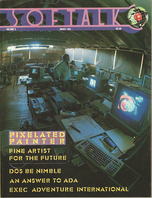 V3.07 Softalk Magazine cover, March 1983