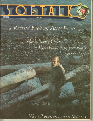 V2.10 Softalk Magazine cover, June 1982