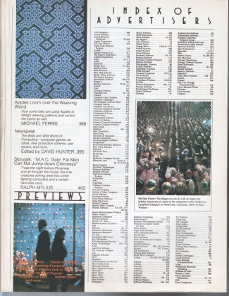 V4.04 Softalk Magazine contents 2, December 1983