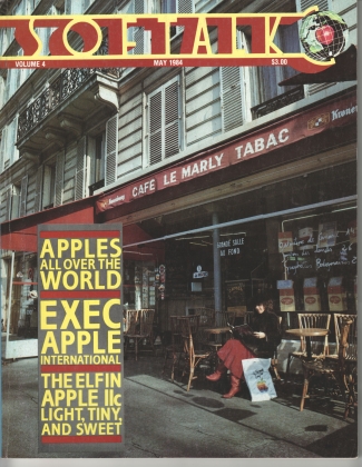 V4.09 Softalk Magazine cover, May 1984