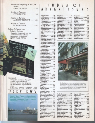 V4.09 Softalk Magazine contents 2, May 1984