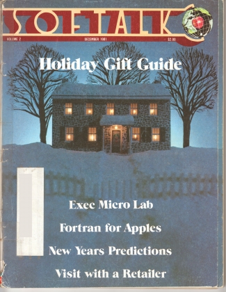 V2.04 Softalk Magazine cover, December 1981