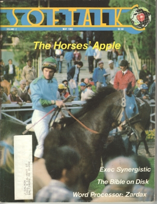 V2.09 Softalk Magazine cover, May 1982