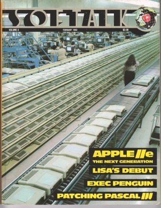 V3.06 Softalk Magazine cover, February 1983